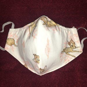 Reusable / Washable Sculpted Mask / Disney Bambi 2